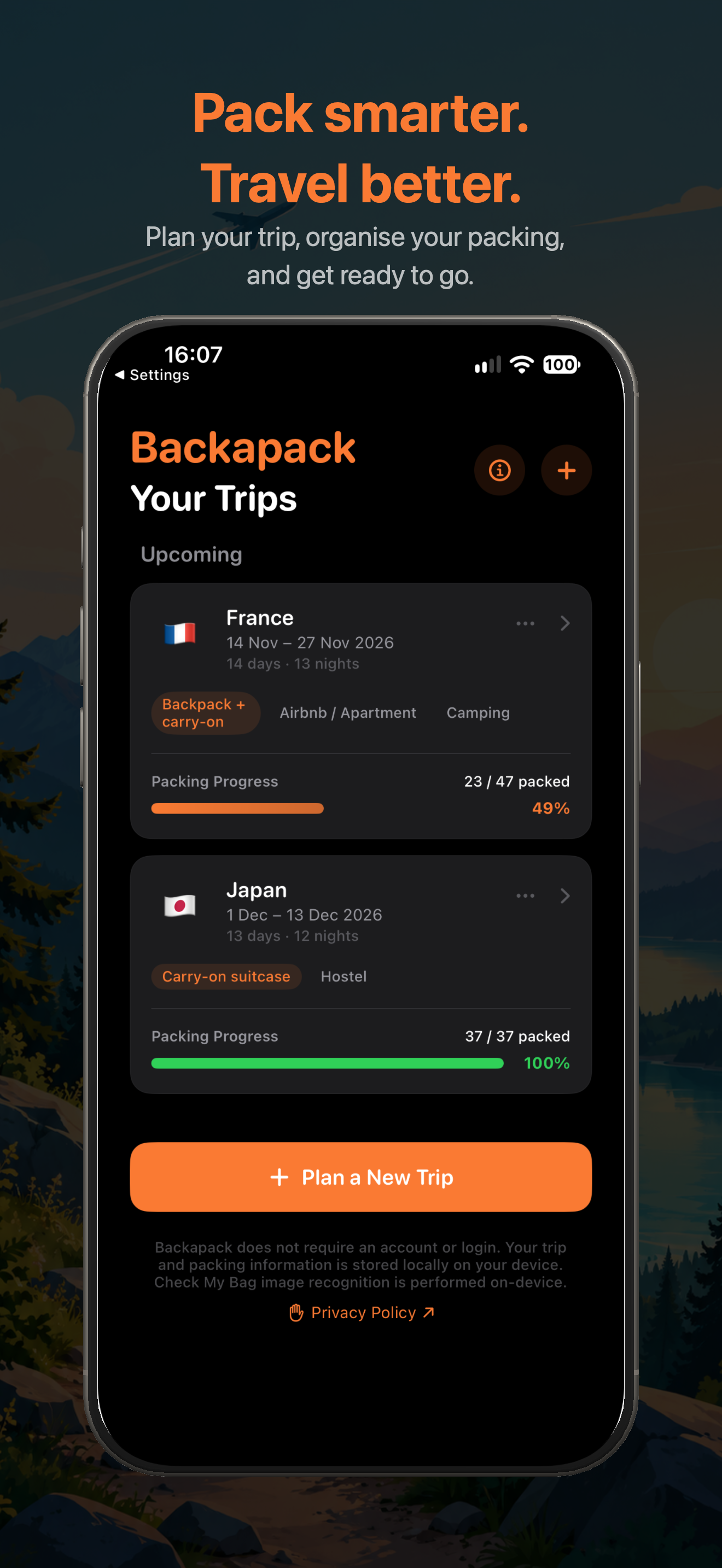 Pack smarter. Travel better.